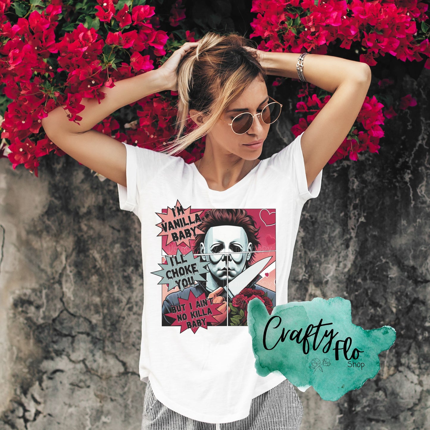 I'm Vanilla Baby Shirt, Valentine's Day Sweatshirt| Tshirt, Funny apparel, Song Lyric, Horror Movie Sweatshirt, Funny Horror, Gift ideas