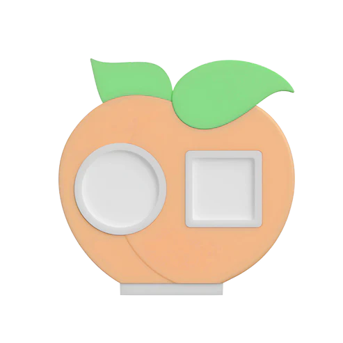 Peaches NFC Smart Tap Payment Station – Tap to Pay Sign | Contactless Checkout Display | Smart Tap | NFC | Custom QR Code Stand