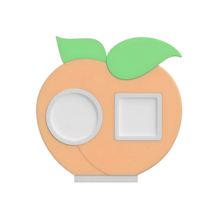 Peaches NFC Smart Tap Payment Station – Tap to Pay Sign | Contactless Checkout Display | Smart Tap | NFC | Custom QR Code Stand
