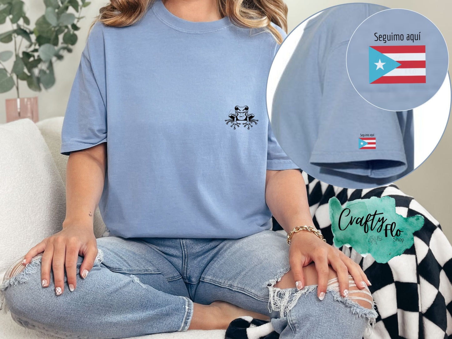 Seguimo Aqui de Puerto Rico T-Shirt - Unisex Comfortable Fabric Tee Inspired by Benito's Album, True to Size, Machine Washable