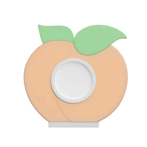 Peaches NFC Smart Tap Payment Station – Tap to Pay Sign | Contactless Checkout Display | Smart Tap | NFC | Custom QR Code Stand