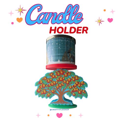 Puerto Rico Flamboyan Tree Candle Holder | 3D Printed