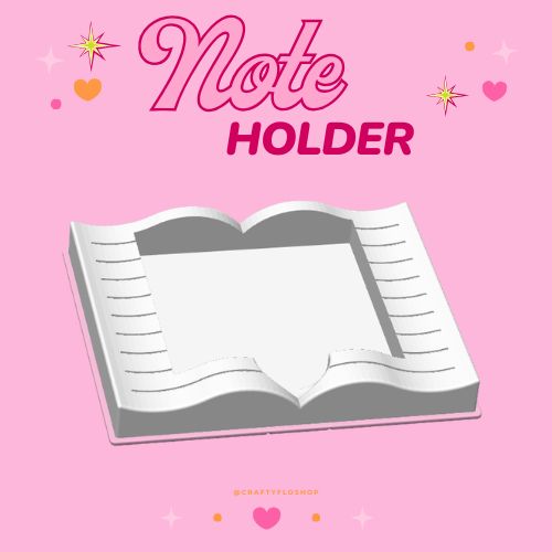 Teacher appreciation Open Book Inspired Desk Organizer| Note Holder Custom 3D Printed sticky note Holder Office Study Stationery Desktop Storage
