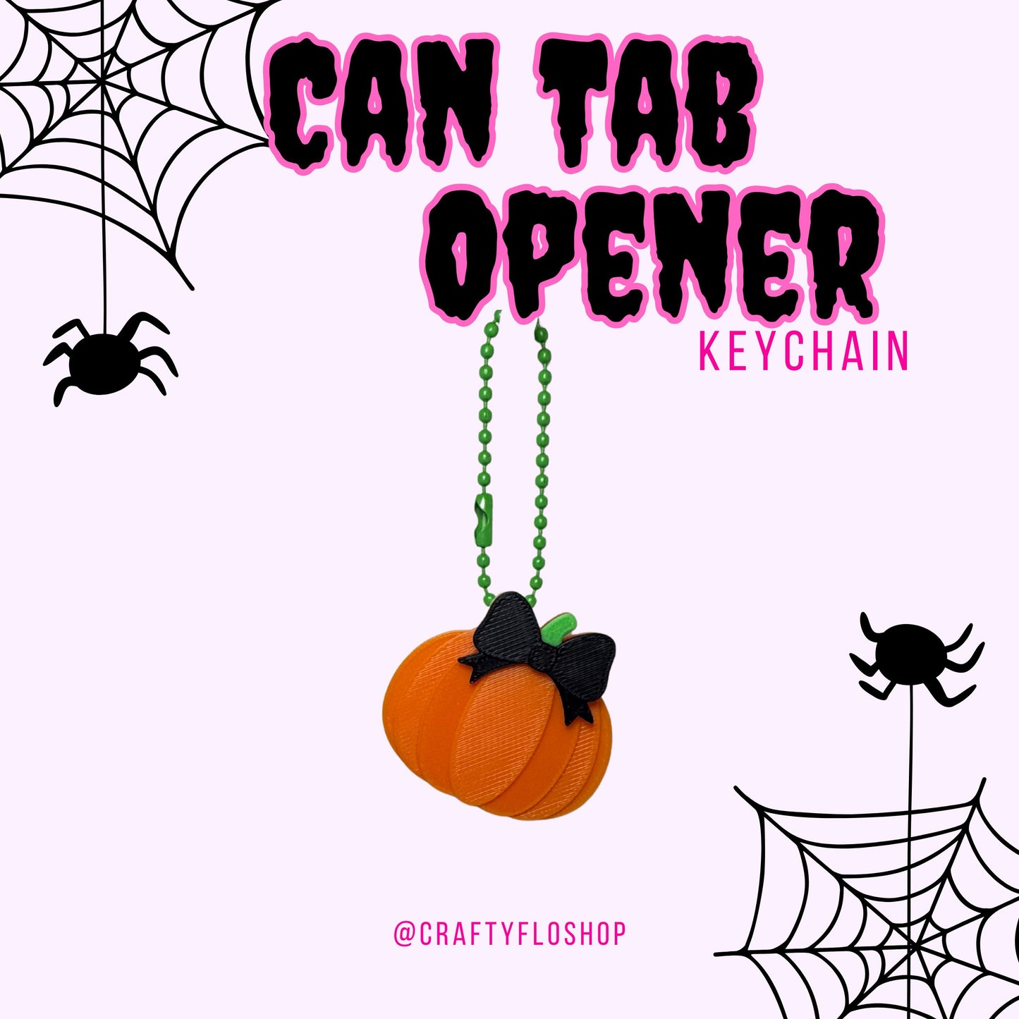 Cute Coquette Pumpkin with Bow Inspired Soda can keychain, easy can tab opener, save your nails, keychains, arthritis friendly, cute can tab opener