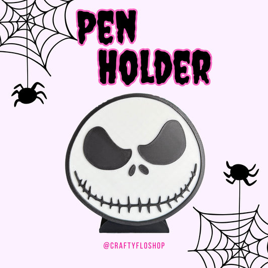 Skelly Face Desk Organizer| Pen and Pencil Holder Custom 3D Printed Brush Holder Office Study Stationery Desktop Storage Marker Organizer