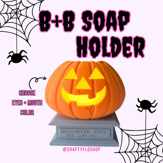 Pumpkin statue Inspired Decor Soap Holder – Fits Bath & Body Works Bottles