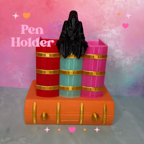 Acotar Books Inspired Desk Organizer| Pen and Pencil | bookmark Holder Custom 3D Printed Brush Holder Office Study Stationery Desktop Storage Marker Organizer