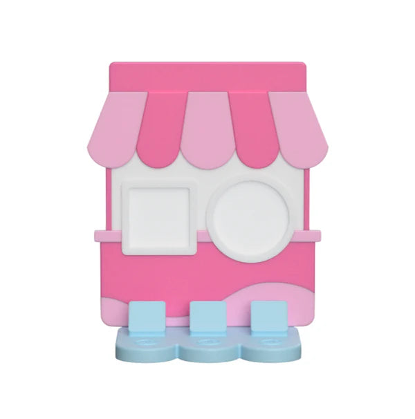 Vendor Cart NFC Smart Tap Payment Station – Tap to Pay Sign | Contactless Checkout Display | Smart Tap | NFC | Custom QR Code Stand