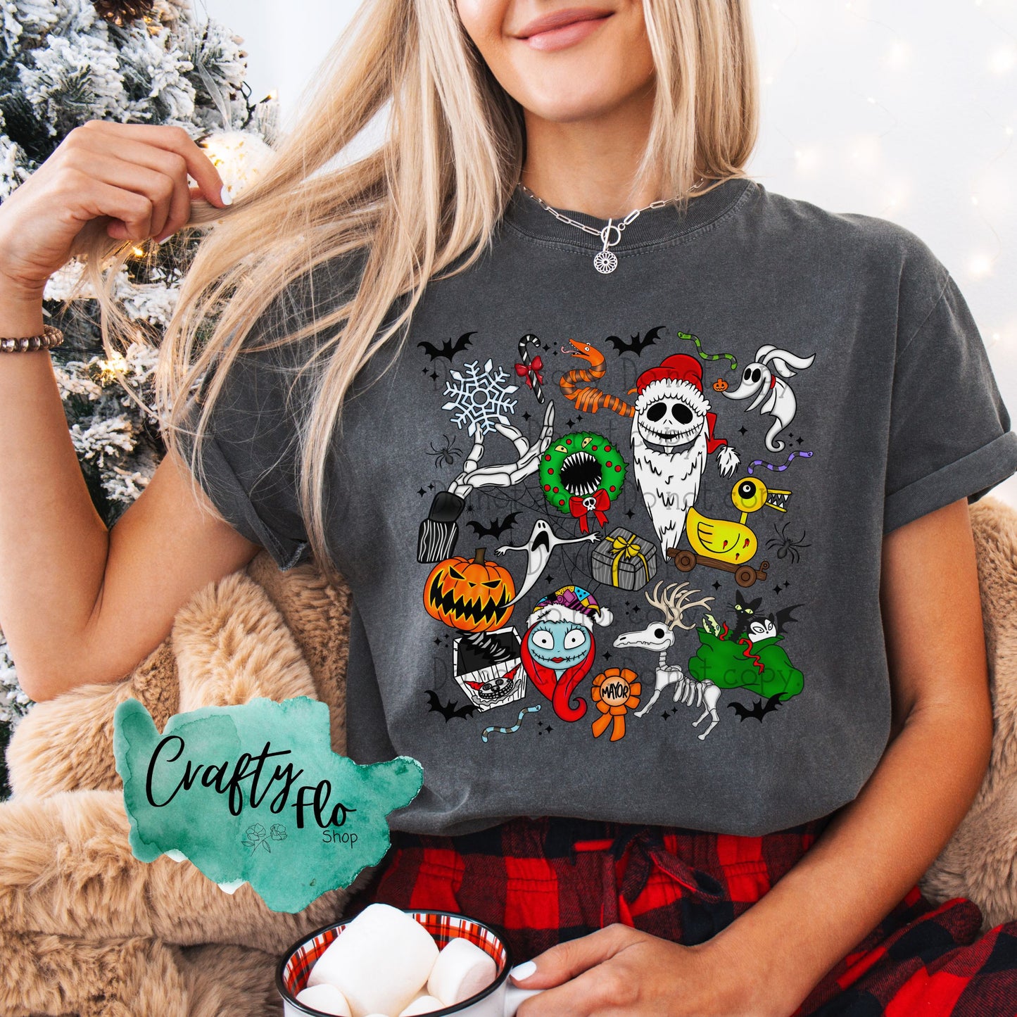 Nightmare characters NBC Inspired Graphic T-shirt | friends gift | comfort colors shirt