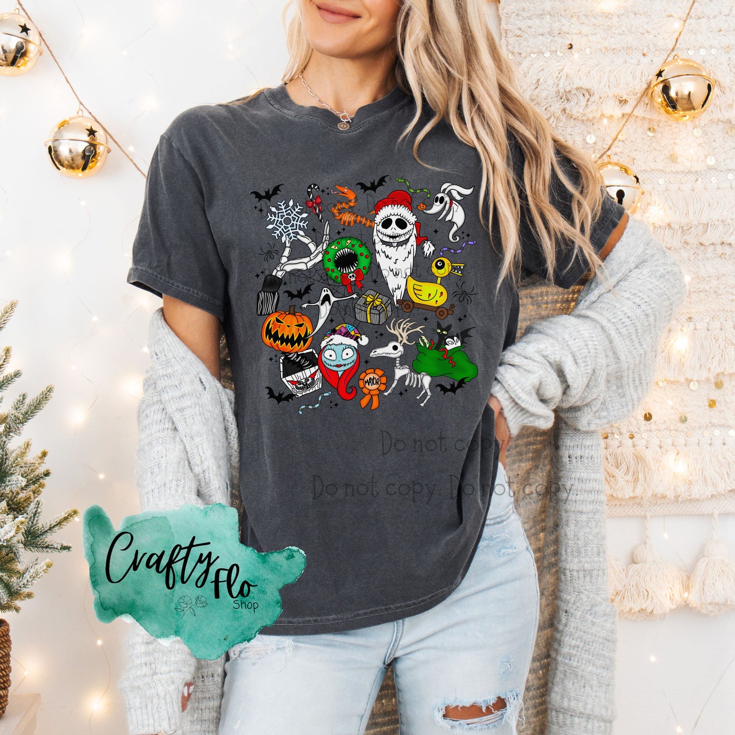 Nightmare characters NBC Inspired Graphic T-shirt | friends gift | comfort colors shirt